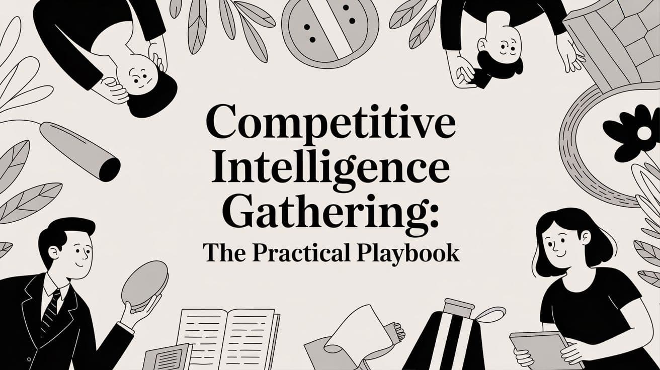 Competitive Intelligence Gathering: The Practical Playbook