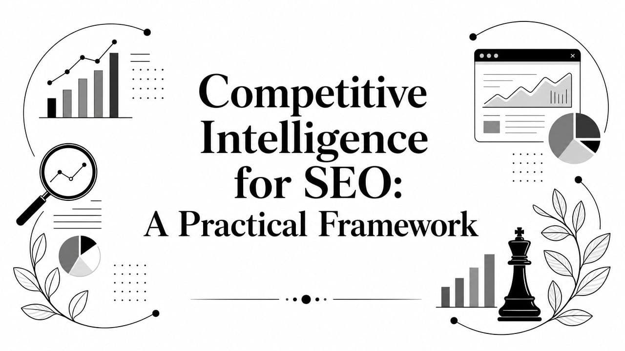 Competitive Intelligence for SEO: A Practical Framework
