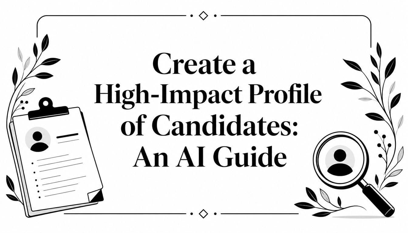 Create a High-Impact Profile of Candidates: An AI Guide