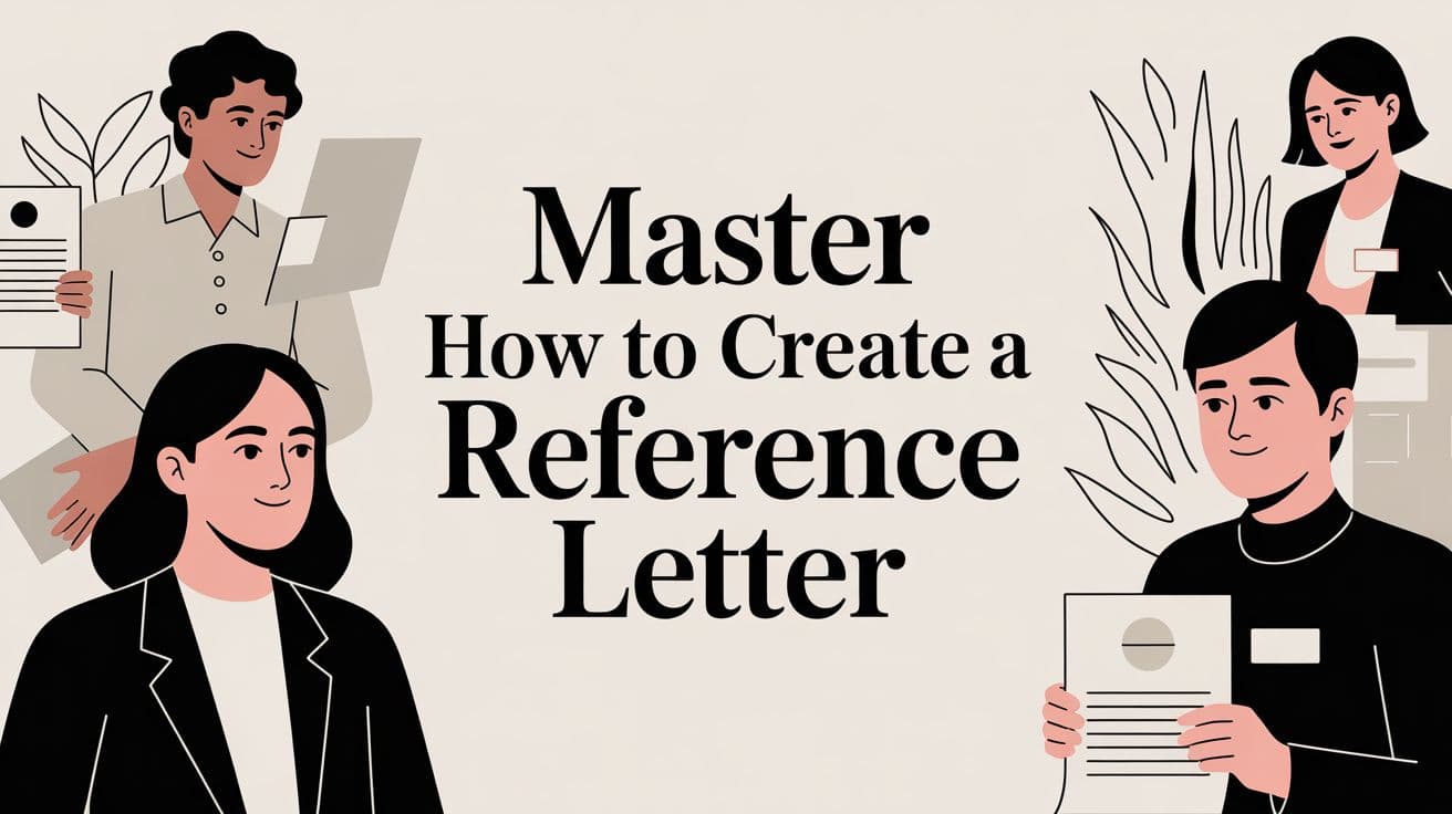 Master How to Create a Reference Letter