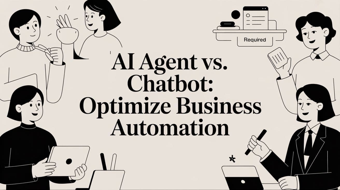 AI Agent vs. Chatbot: Optimize Business Automation