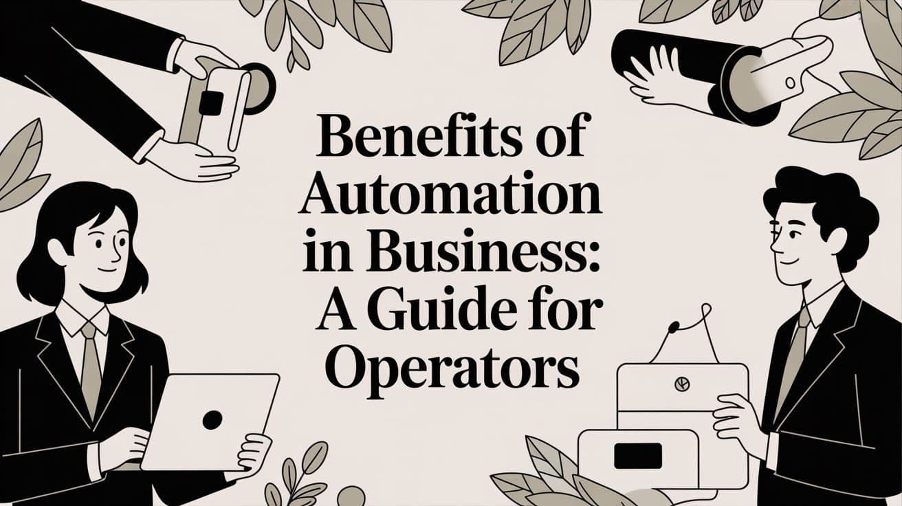 Benefits of Automation in Business: A Guide for Operators