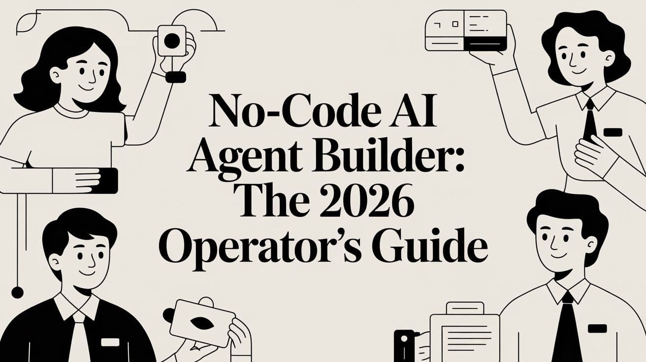 No-Code AI Agent Builder: The 2026 Operator's Guide