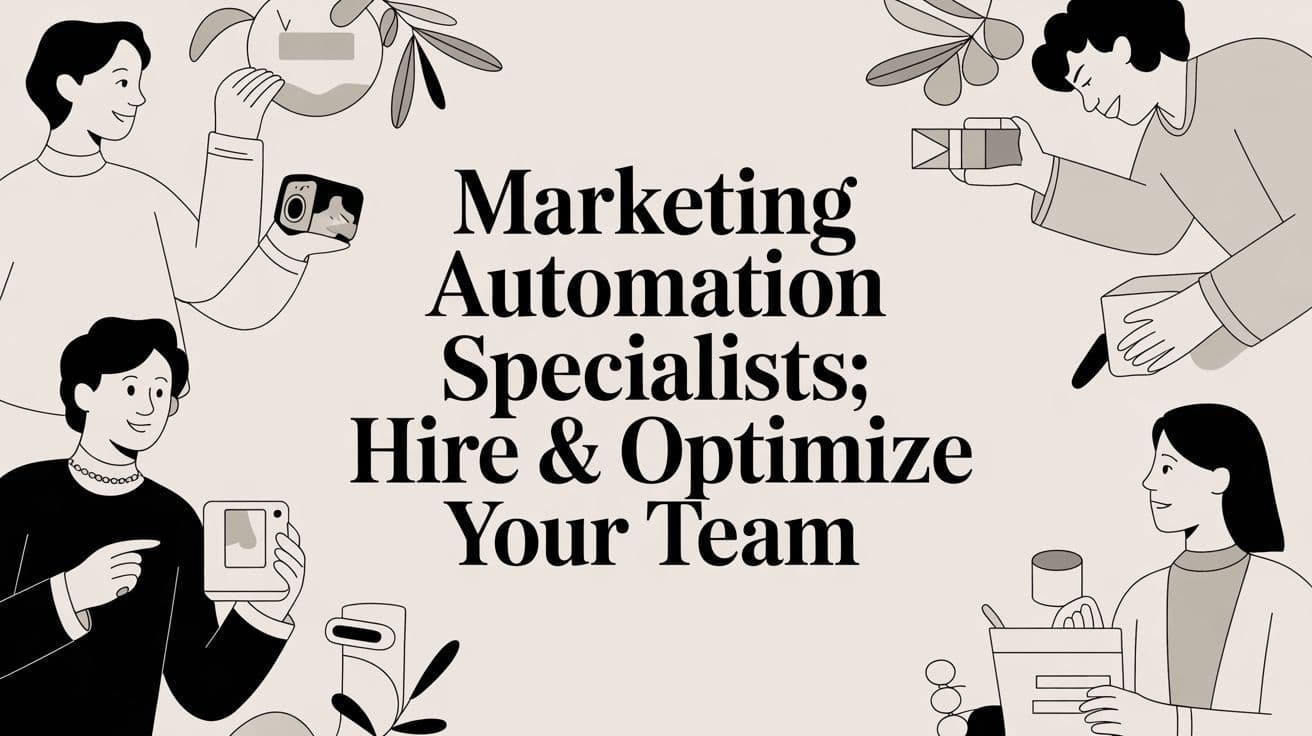 Marketing Automation Specialists: Hire & Optimize Your Team