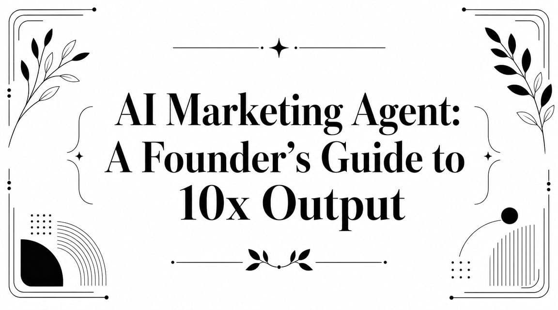 AI Marketing Agent: A Founder's Guide to 10x Output