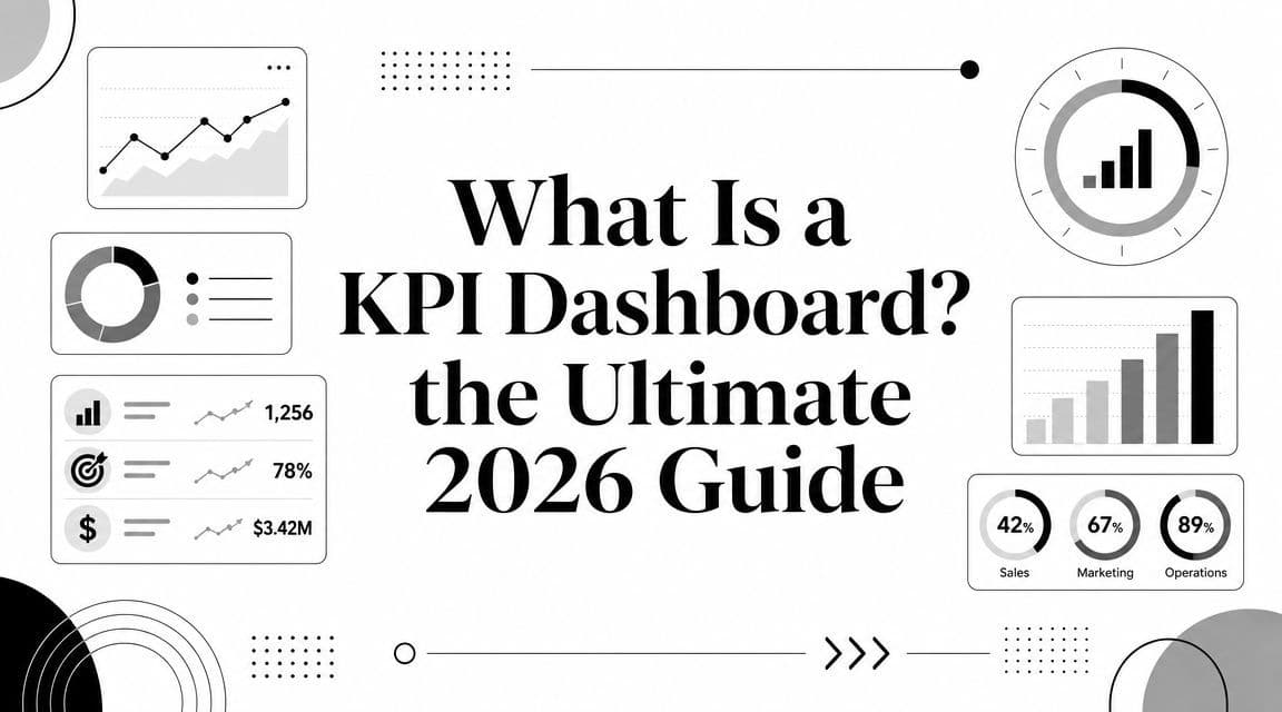 What Is a KPI Dashboard? The Ultimate 2026 Guide
