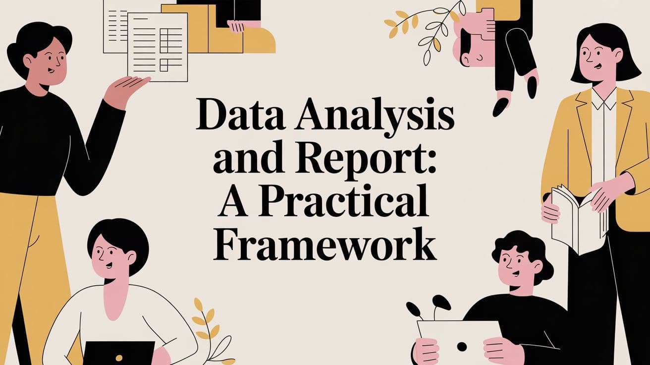 Data Analysis and Report: A Practical Framework