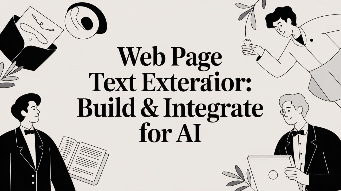 Web Page Text Extractor: Build & Integrate for AI