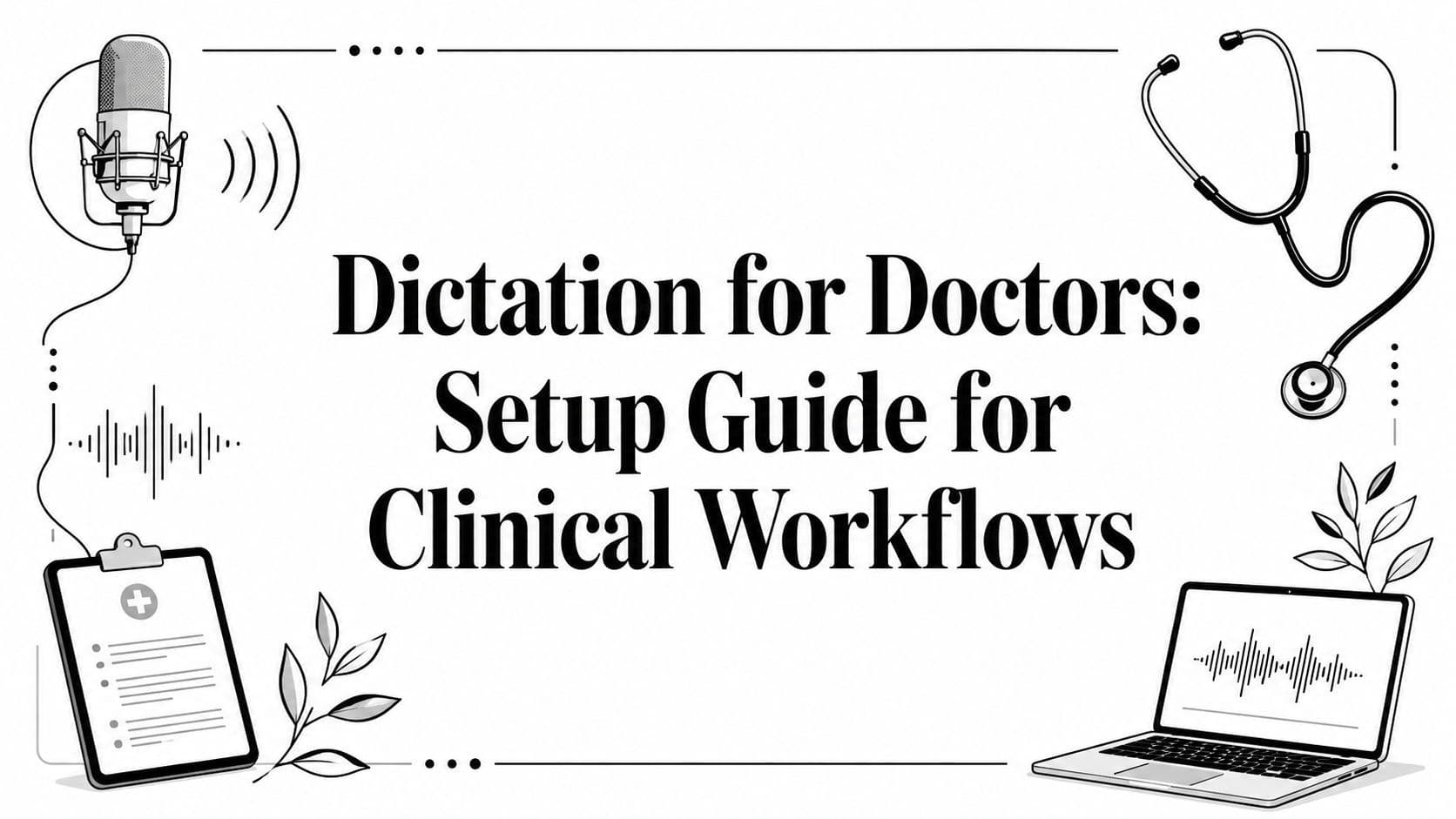 Dictation for Doctors: Setup Guide for Clinical Workflows
